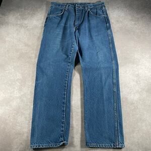 Vintage Y2K Rustler Dark Wash Denim Straight Leg Jeans 33x28